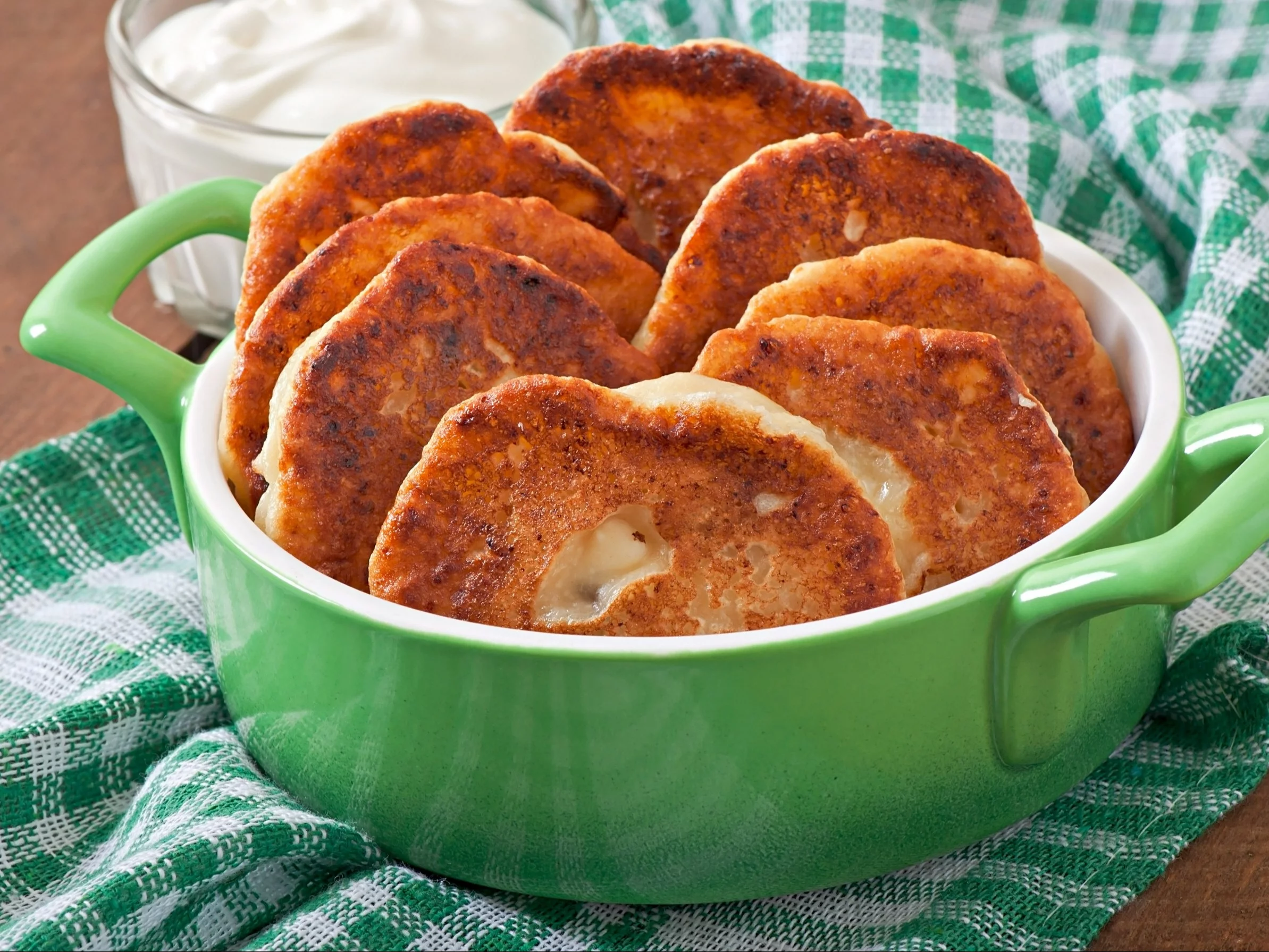 Racuchy gryczane z serem