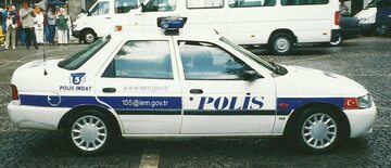 Radiowóz tureckiej policji