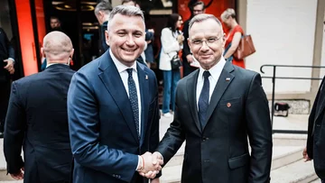 Radosław Piesiewicz i prezydent Andrzej Duda