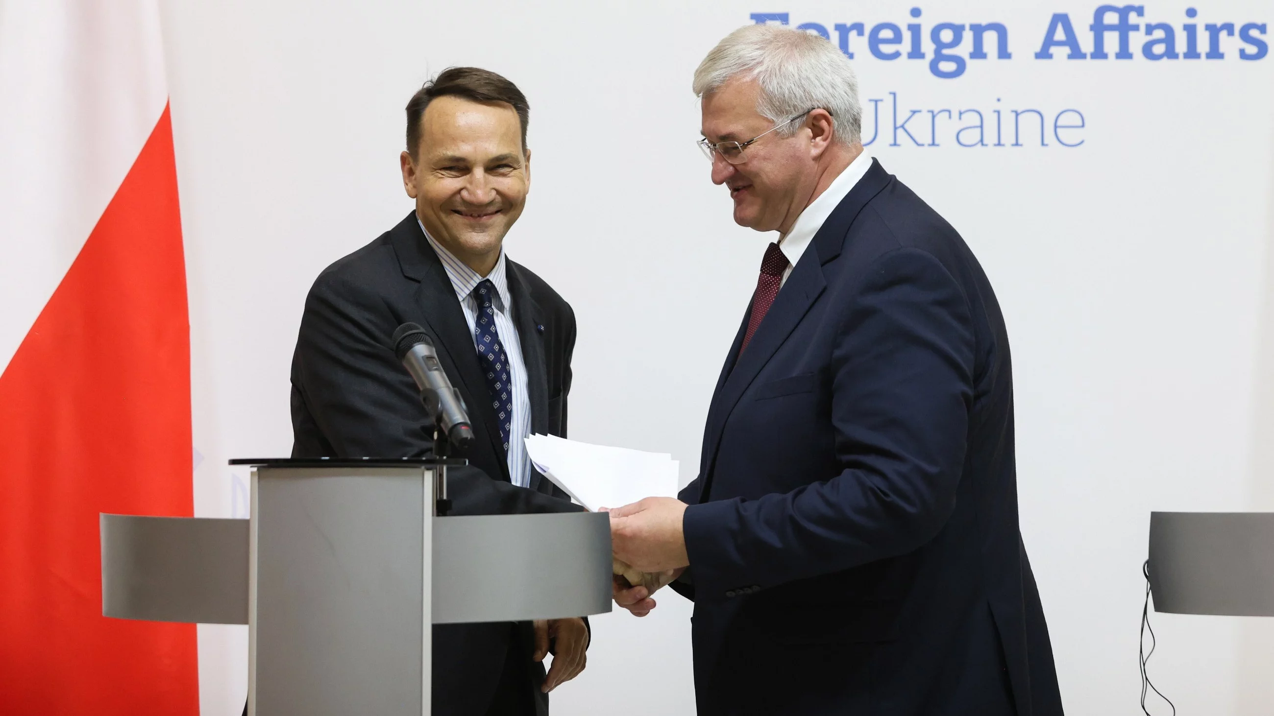 Radosław Sikorski i Andrij Sybiha