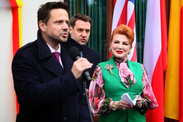Rafał Trzaskowski, Georgette Mosbacher