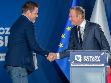 Rafał Trzaskowski i Donald Tusk