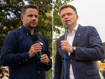 Rafał Trzaskowski i Szymon Hołownia