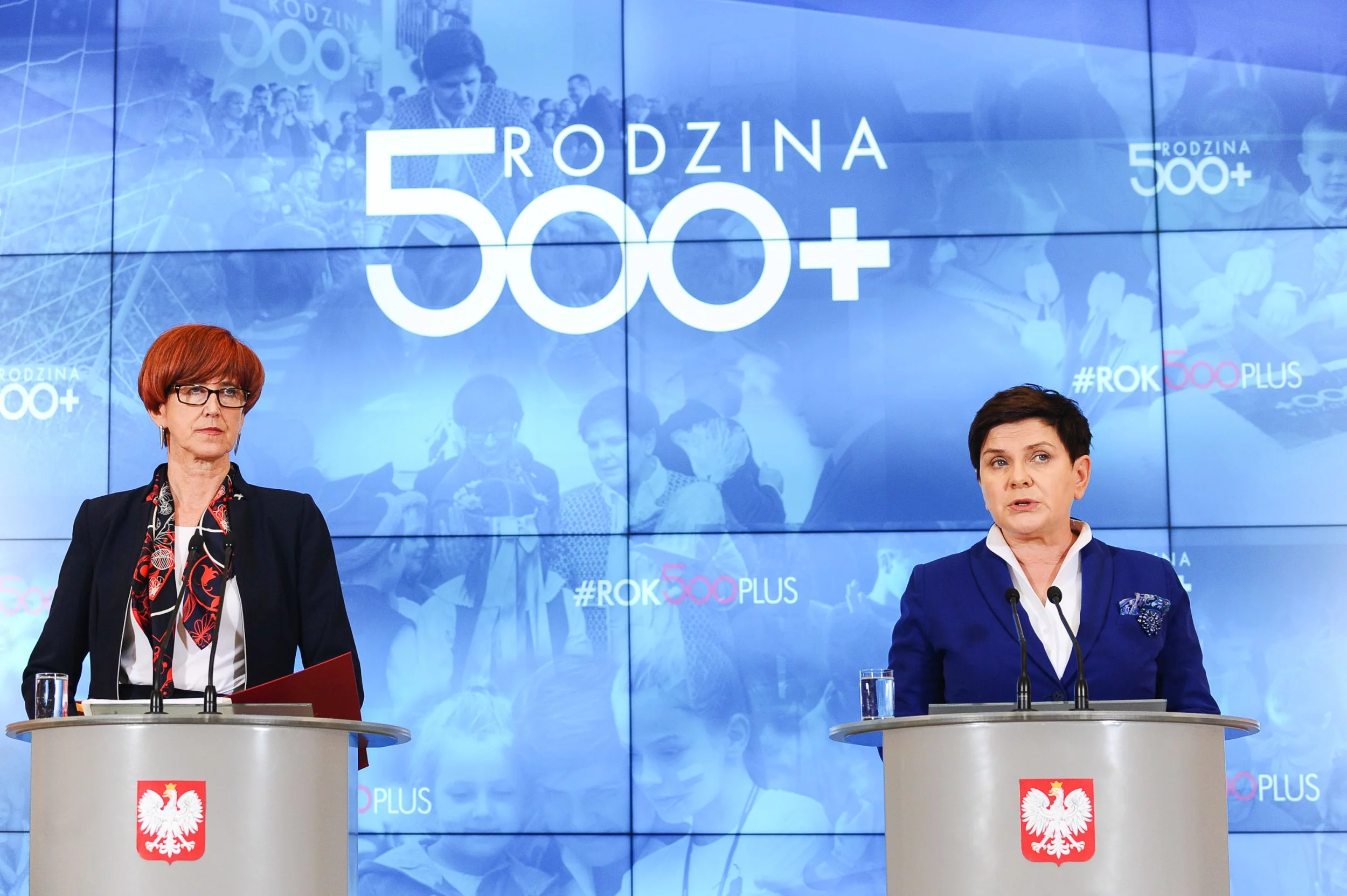 Elżbieta Rafalska i Beata Szydło