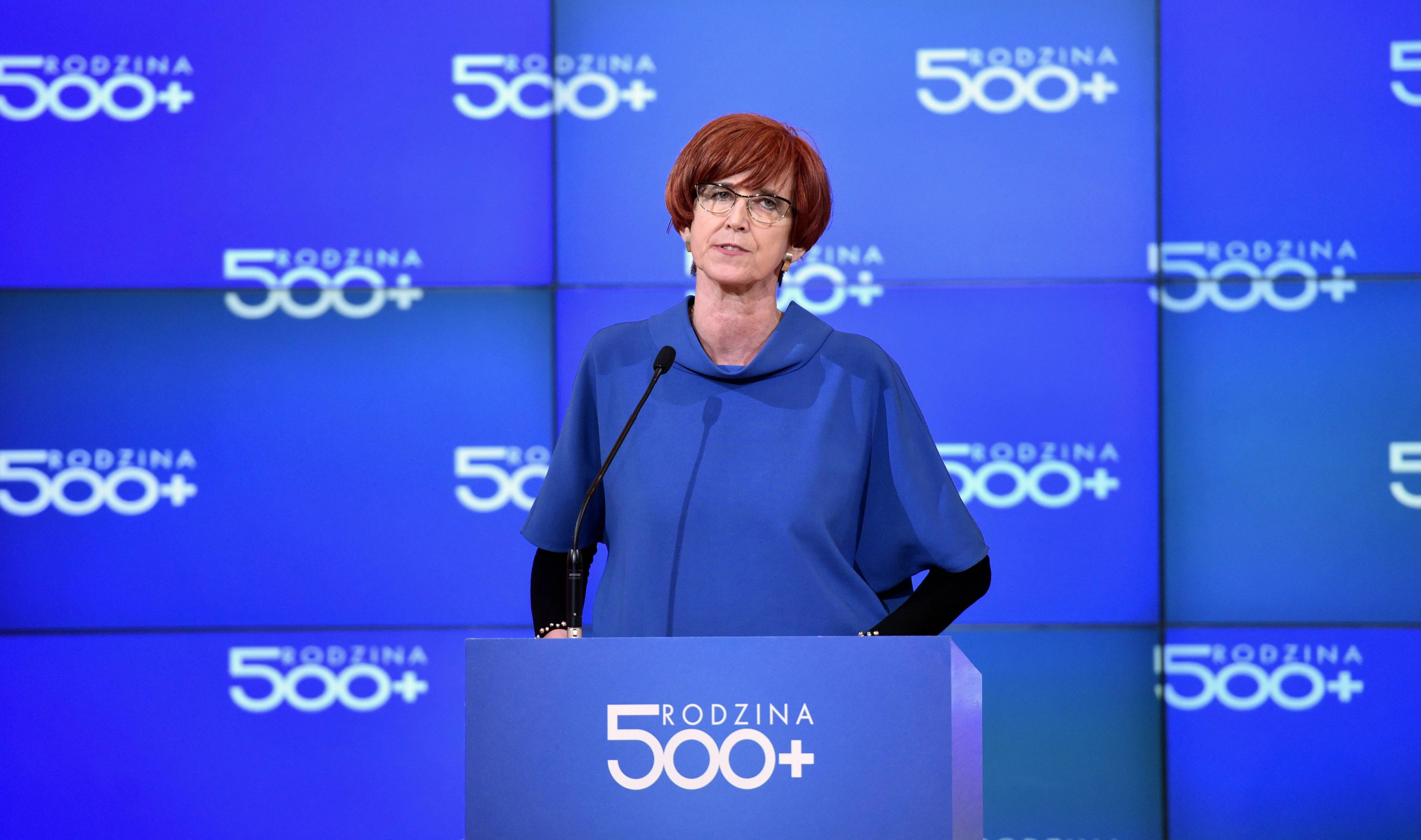 Minister rodziny, pracy i polityki społecznej Elżbieta Rafalska