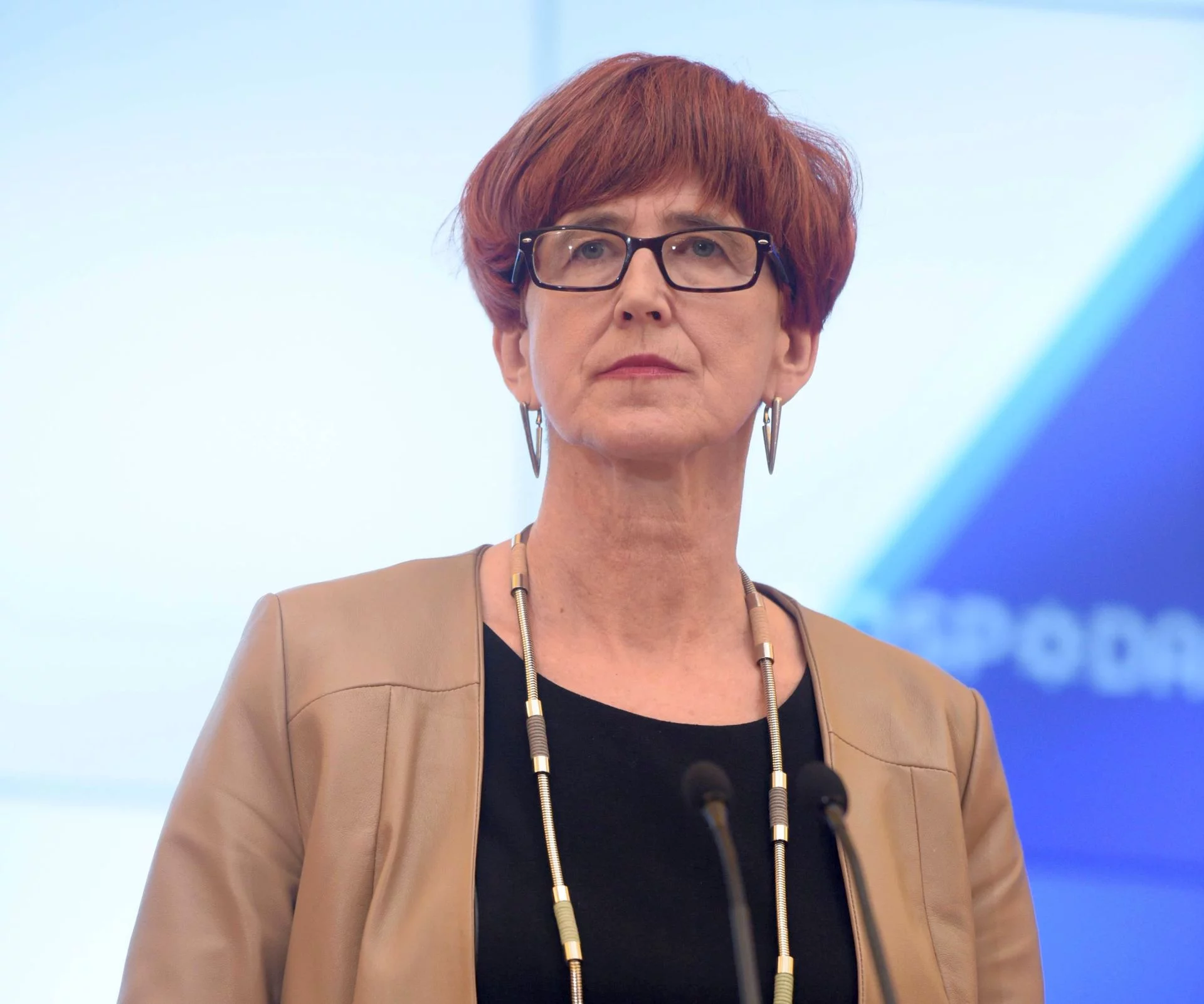 Szefowa MRPiPS Elżbieta Rafalska