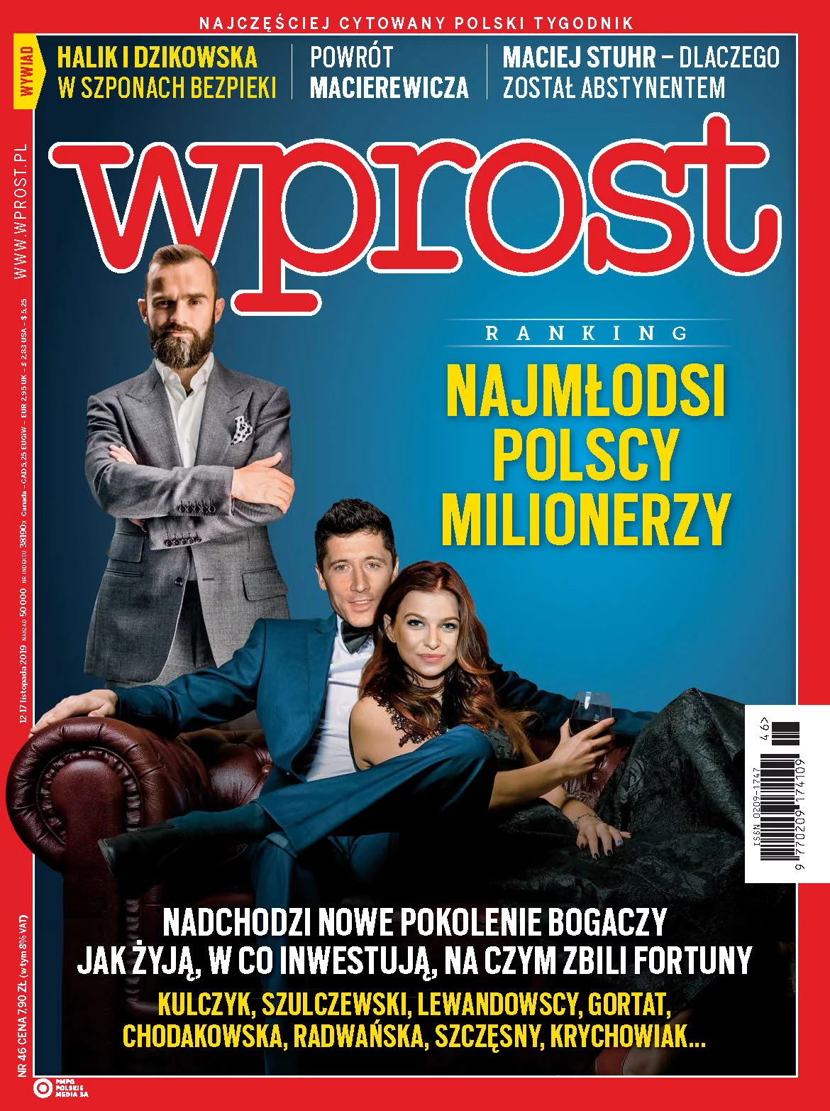 Okładka 46/2019 (1911) Tygodnik WPROST