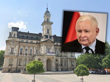 Ratusz – Nowy Sącz / Jarosław Kaczyński