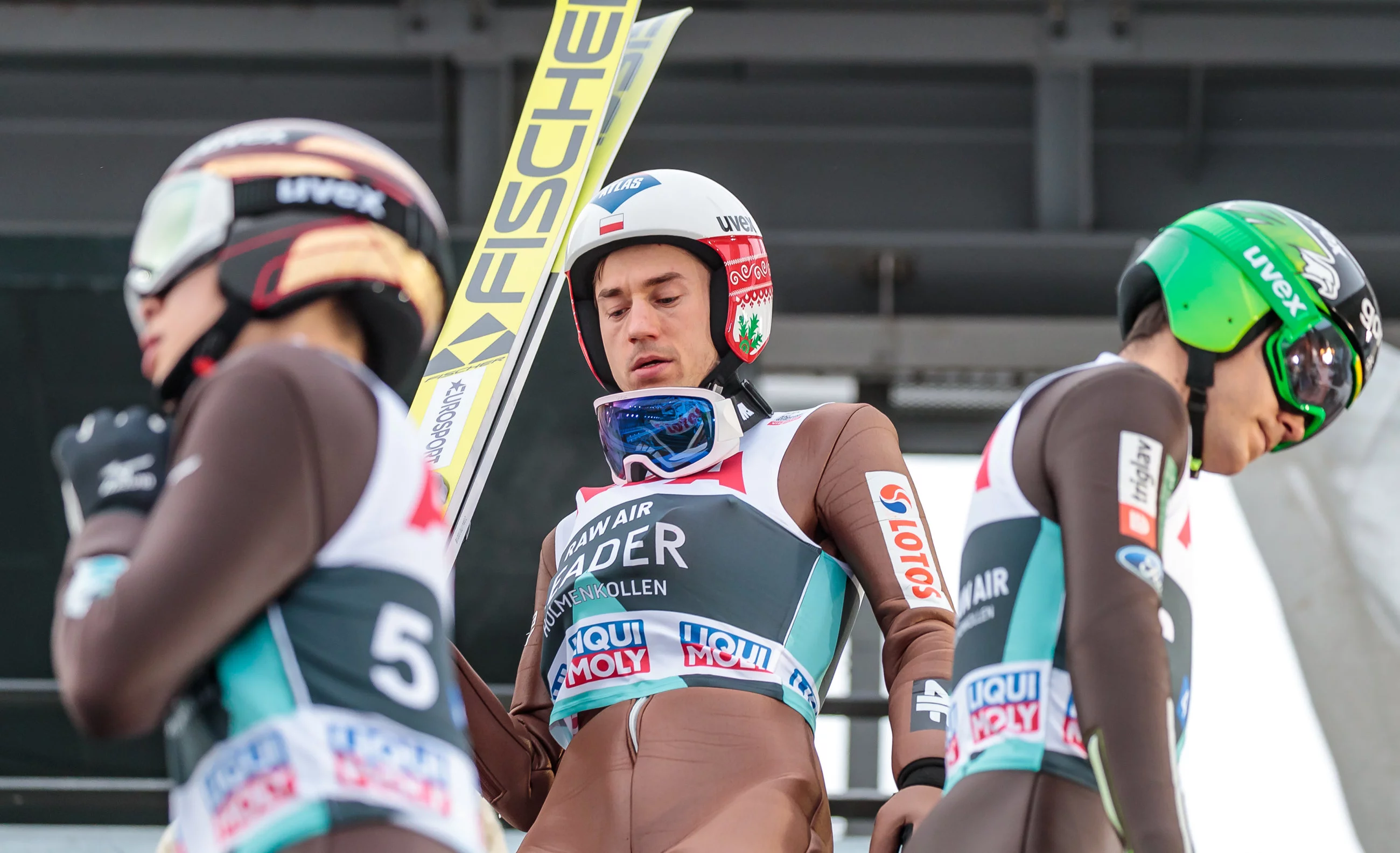 Kamil Stoch (w środku)