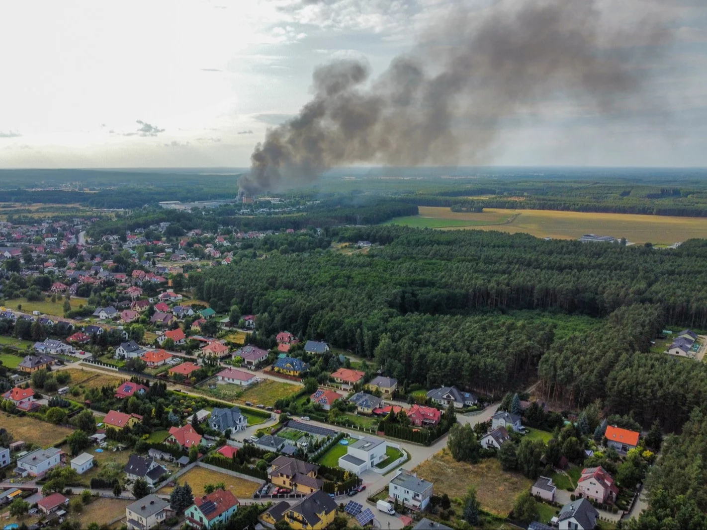 Pożar w Zielonej Górze