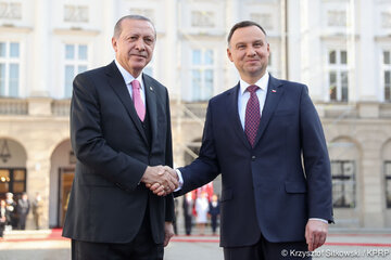 Recep Tayyip Erdogan i Andrzej Duda