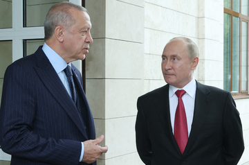 Recep Tayyip Erdogan i Władimir Putin
