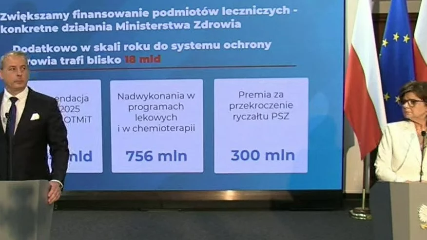 Do placówek leczniczych trafi dodatkowo prawie 18 mld zł