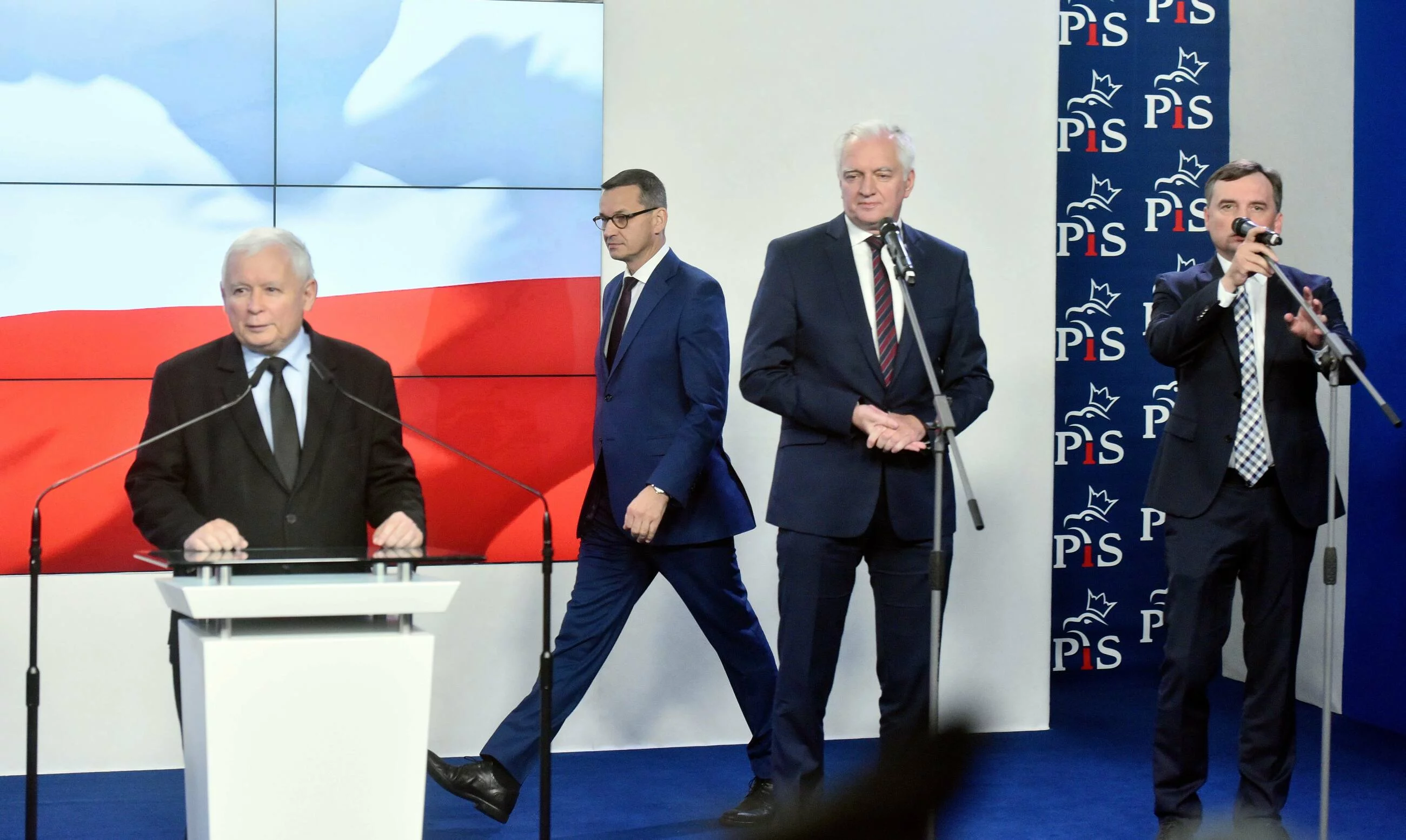 Jarosław Kaczyński, Jarosław Gowin i Zbigniew Ziobro