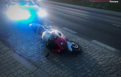 Motocyklista otrzymał 205 punktów karnych