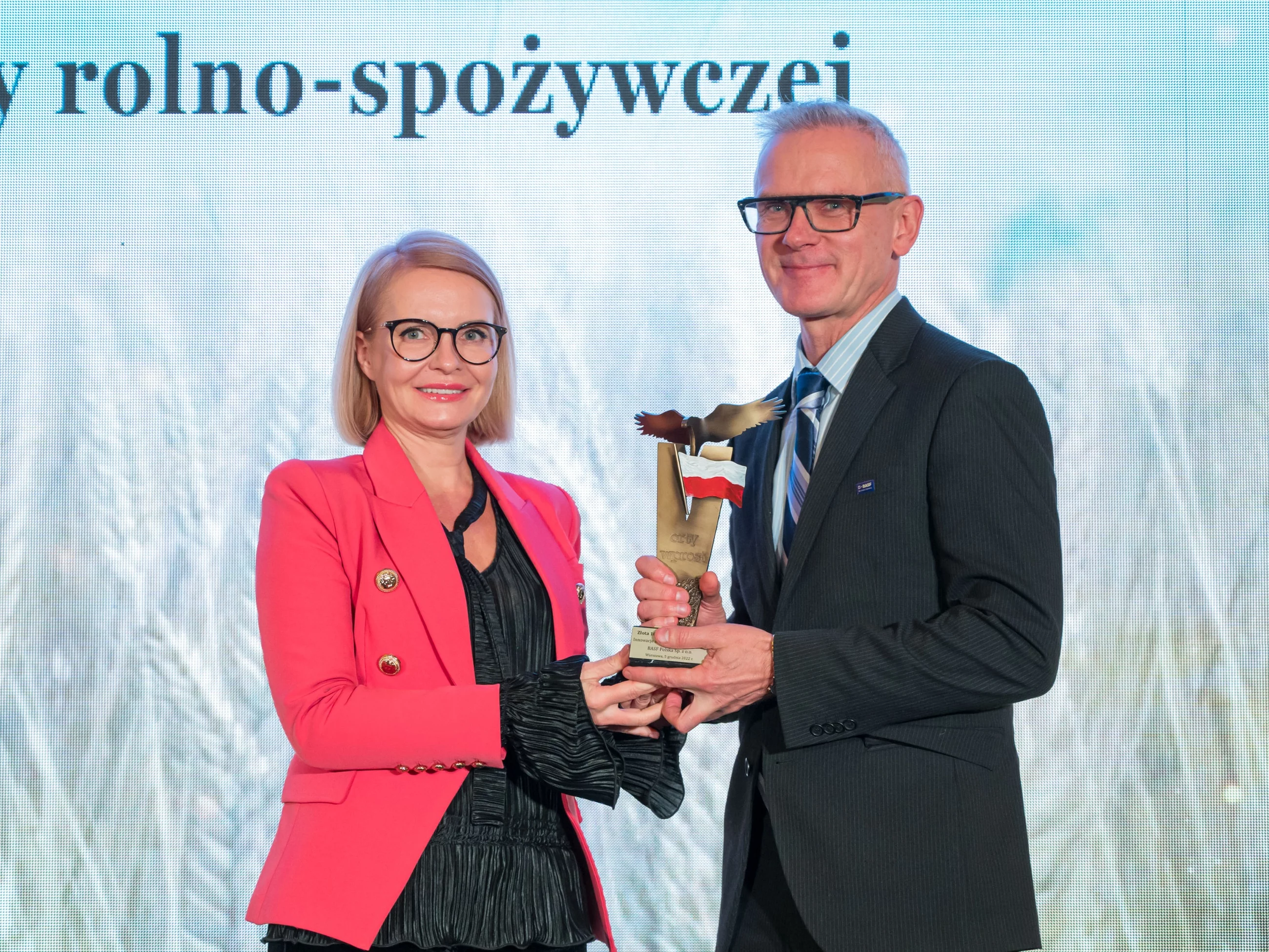 Cezary Urban, Dyrektor działu Agricultural Solutions BASF Polska Sp. z o.o. Marzena Zielińska Prezes Zarządu Capital Point