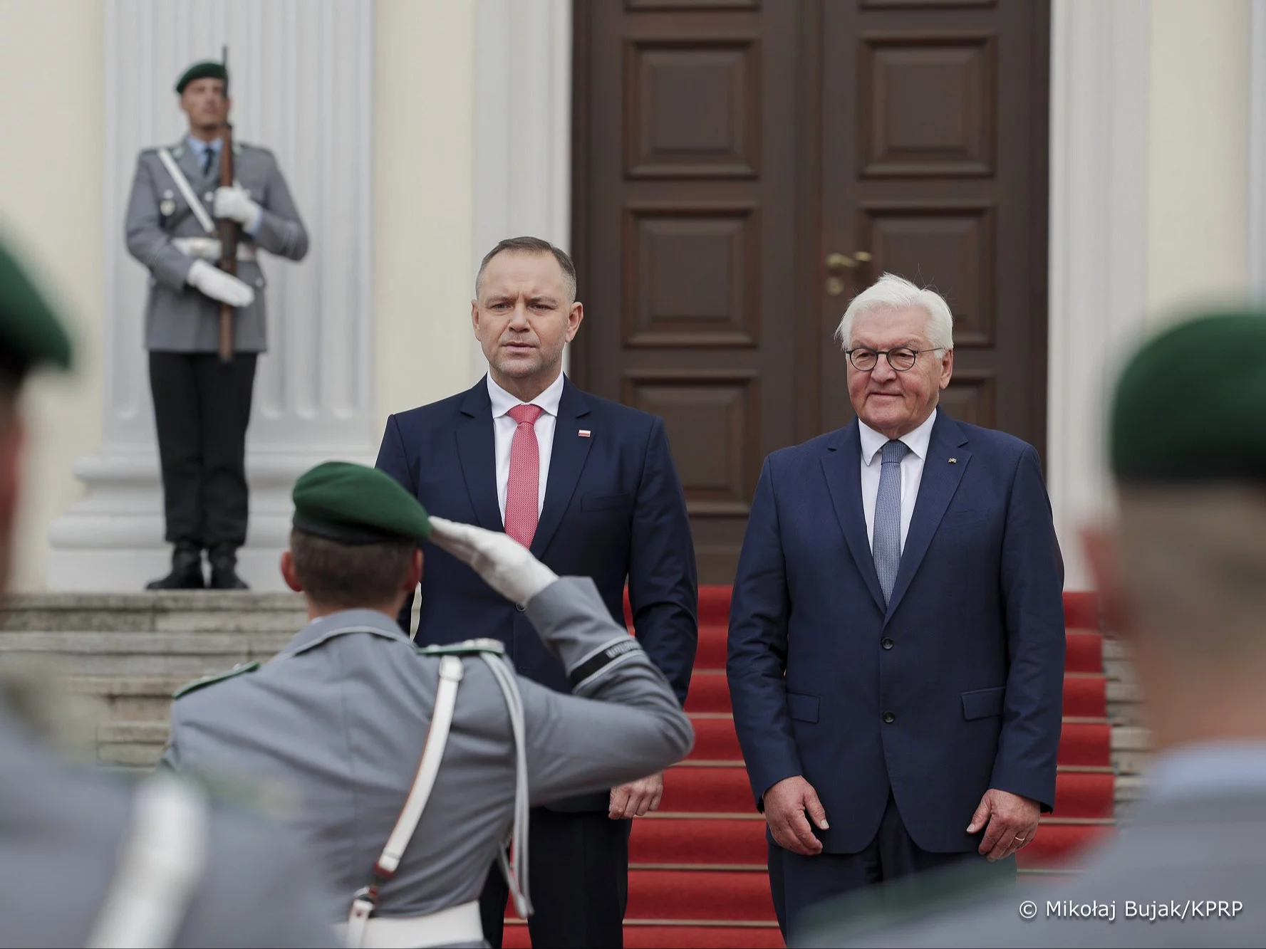 Karol Nawrocki i Frank-Walter Steinmeier