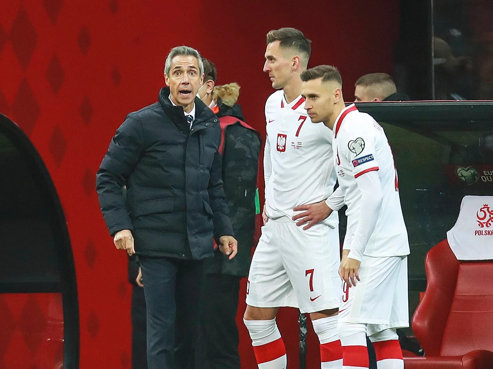 Paulo Sousa, Arkadiusz Milik i Przemysław Frankowski