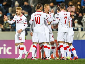 Reprezentanci Polski w meczu z Andorą