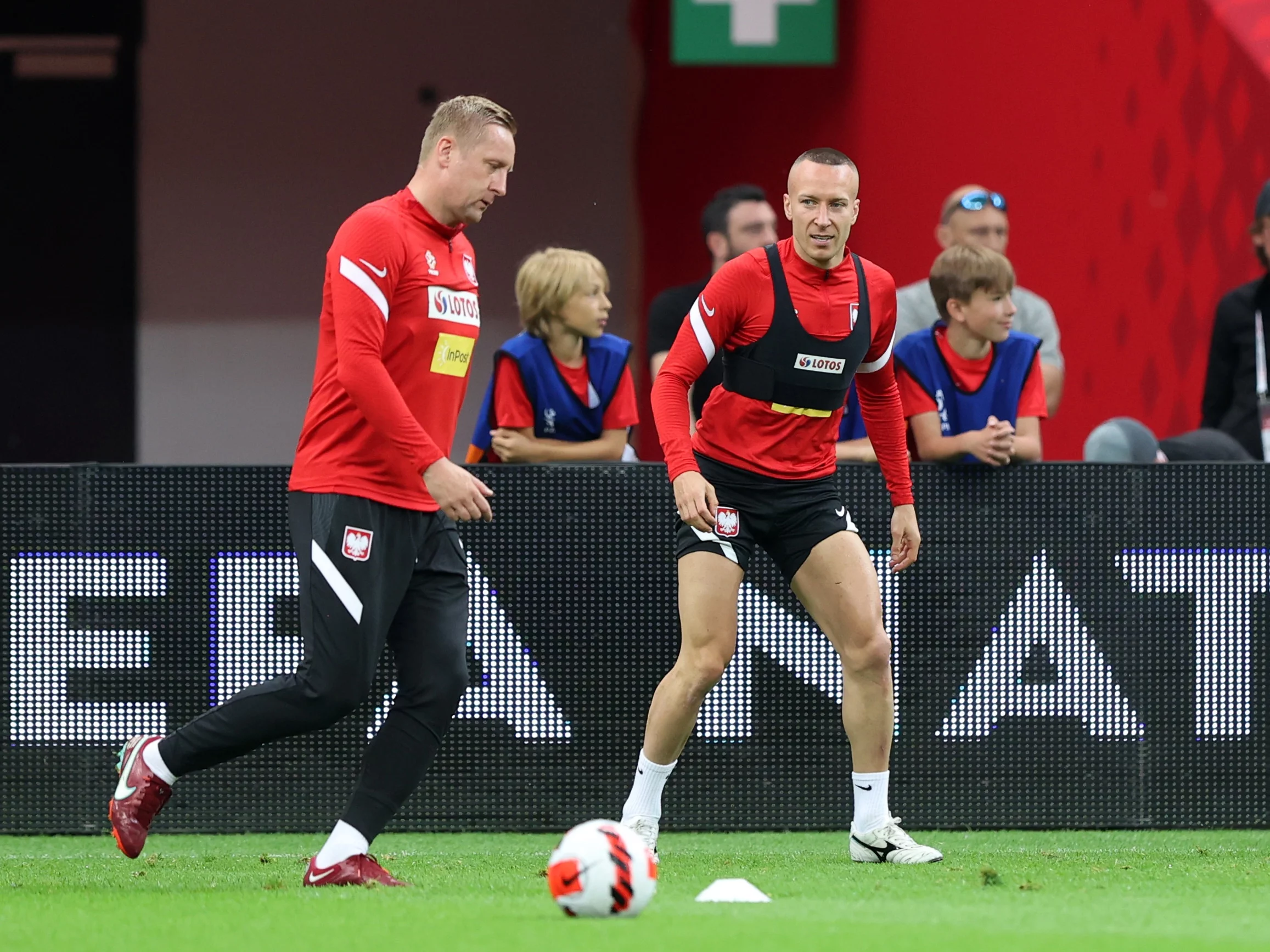 Kamil Glik i Jacek Góralski