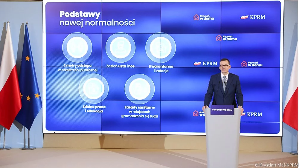 Mateusz Morawiecki podczas konferencji prasowej