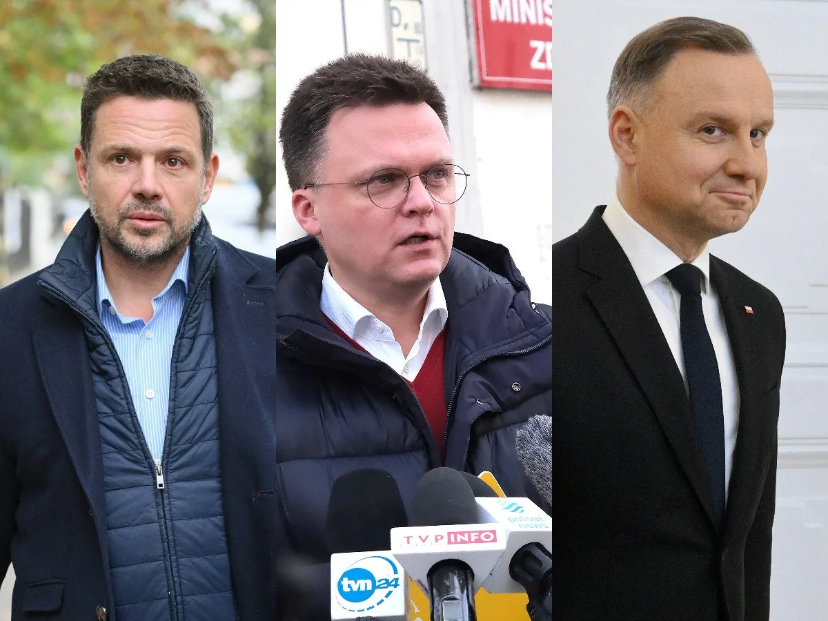 Rafał Trzaskowski, Szymon Hołownia, Andrzej Duda