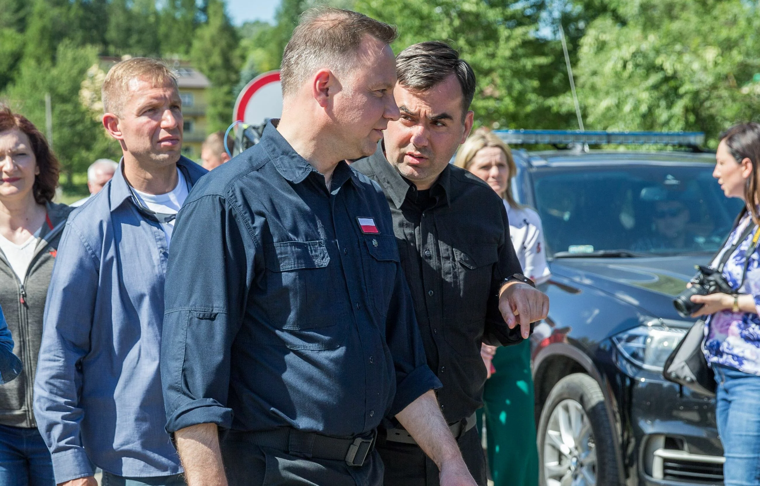 Andrzej Duda i Błażej Spychalski