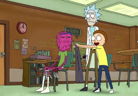 Kadr z serialu „Rick i Morty”