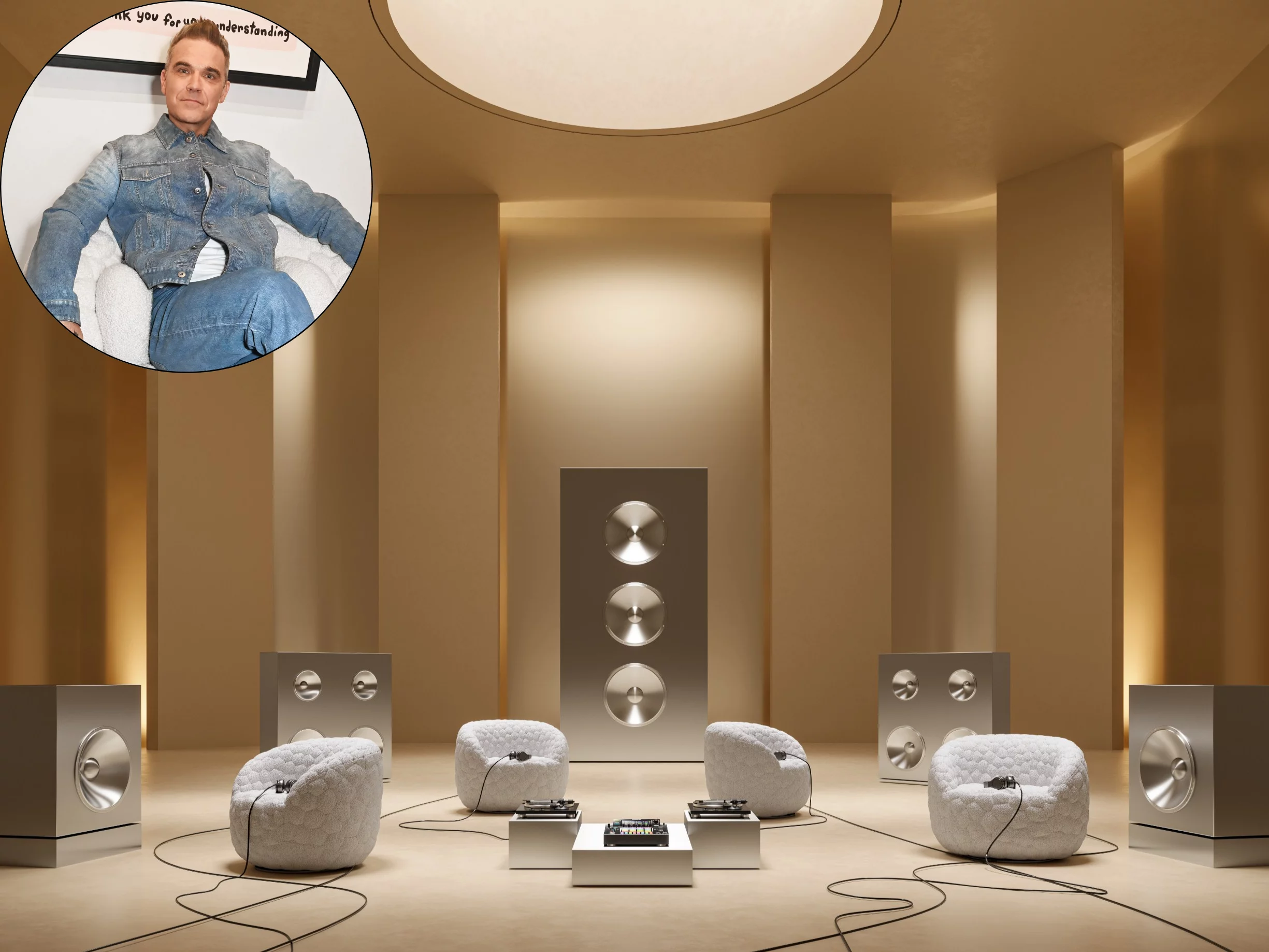 Introvert Chair, projekt: Robbie Williams