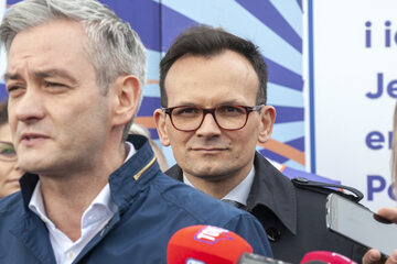 Robert Biedroń i Marcin Anaszewicz