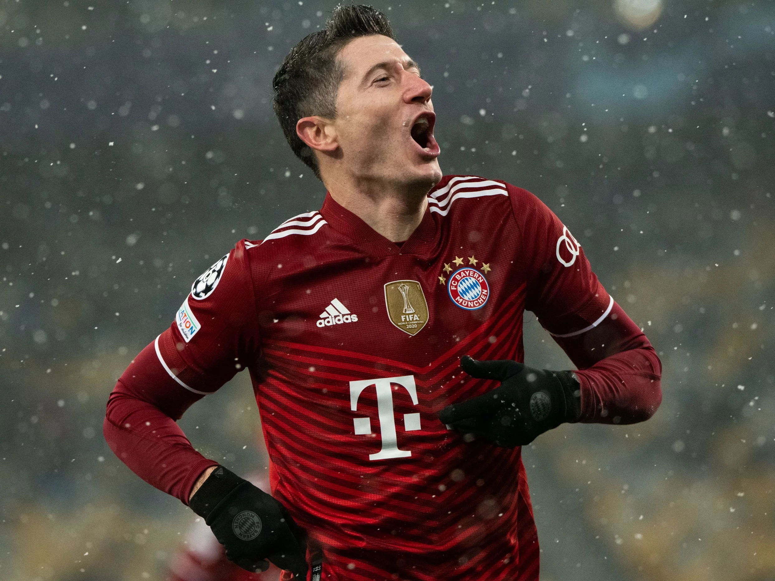 Robert Lewandowski w barwach Bayernu Monachium