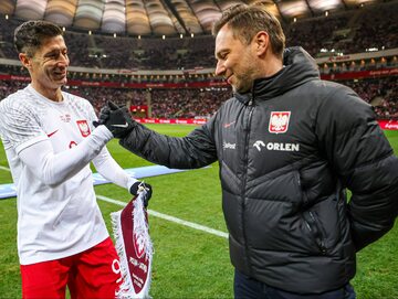 Robert Lewandowski i Jakub Kwiatkowski