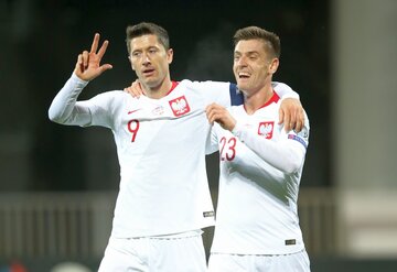 Robert Lewandowski i Krzysztof Piątek