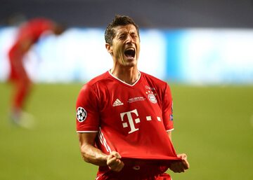 Robert Lewandowski po meczu z PSG