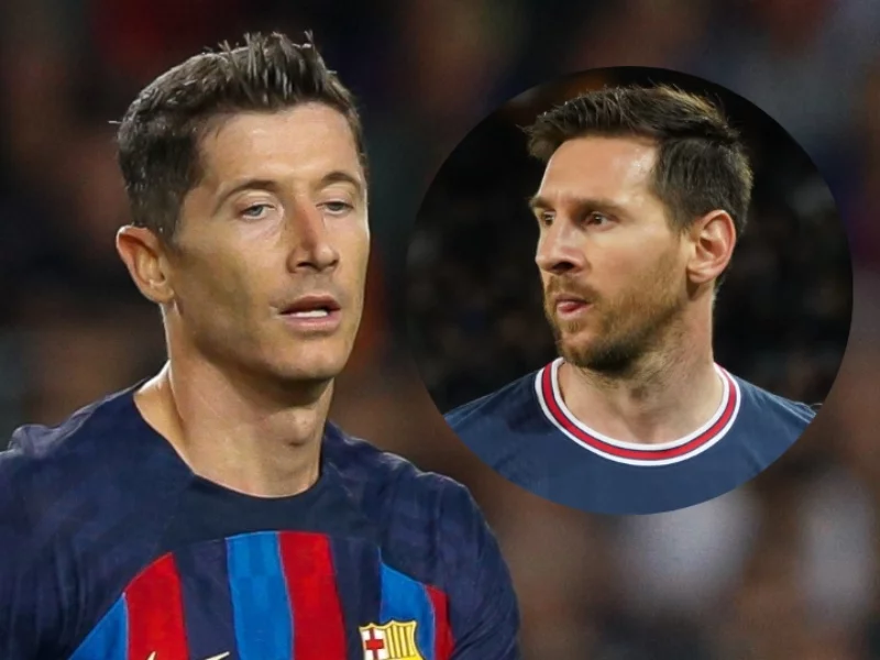 Robert Lewandowski, Leo Messi