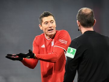 Robert Lewandowski w barwach Bayernu Monachium