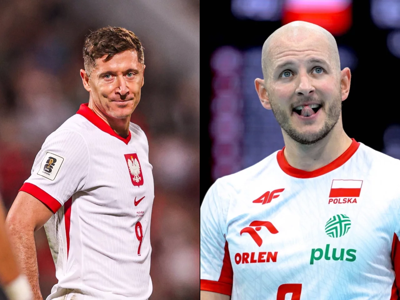 Robert Lewandowski i Bartosz Kurek