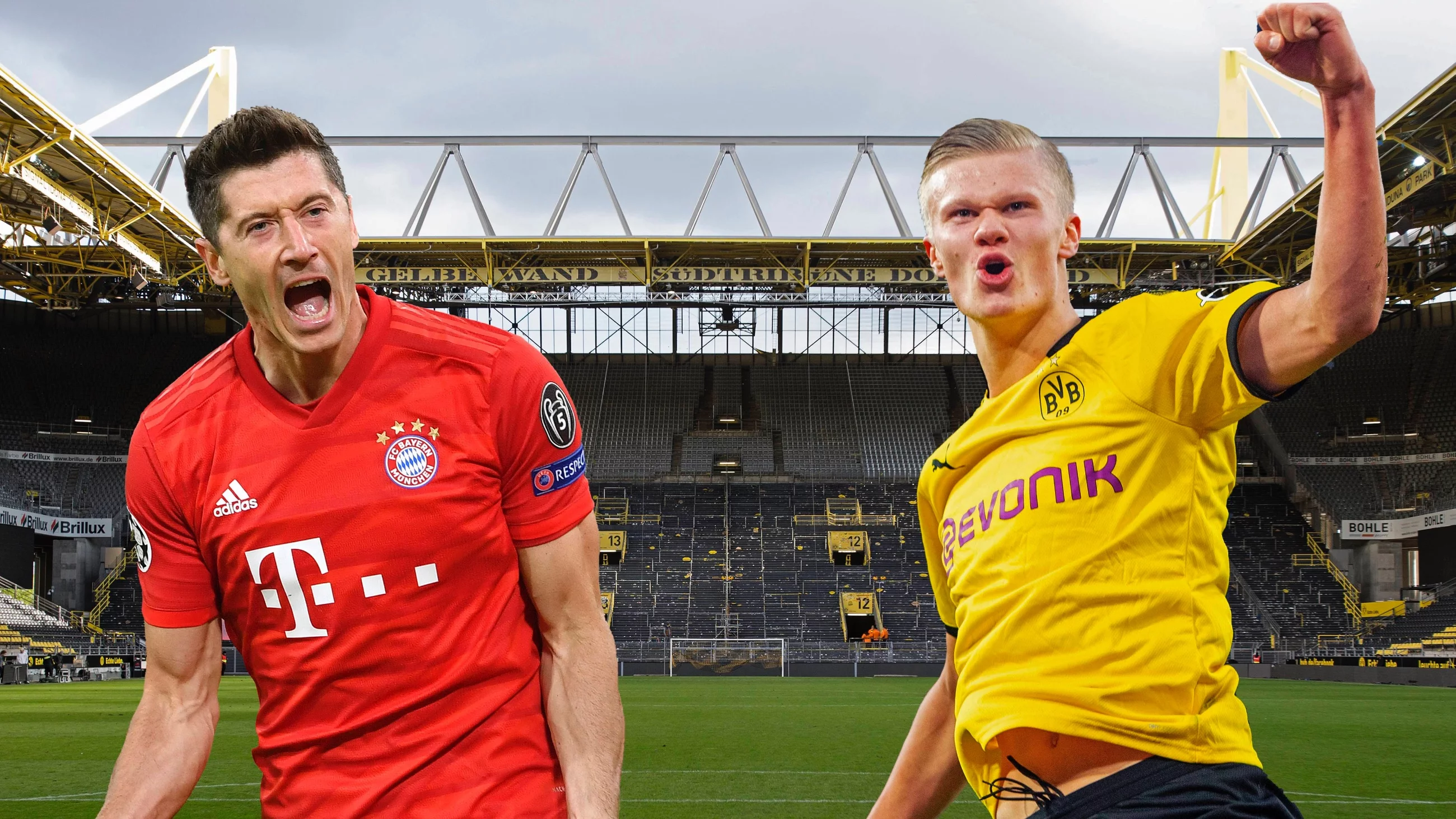 Robert Lewandowski i Erling Haaland