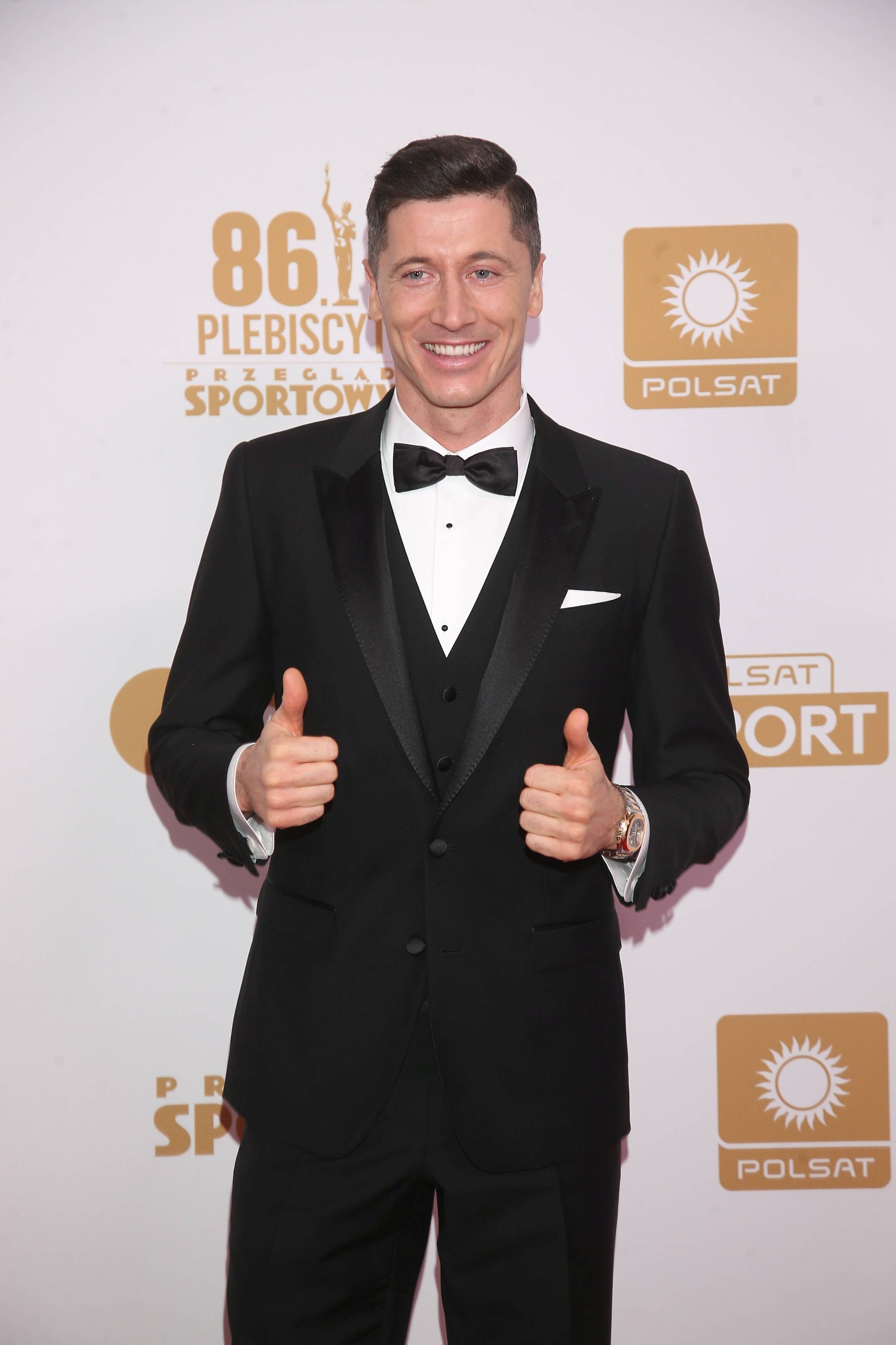 Robert Lewandowski Najlepszy Sportowiec Polski 2020 Gala Mistrz w Robert Lewandowski Najlepszy Sportowiec Polski 2020 Gala Mistrz w