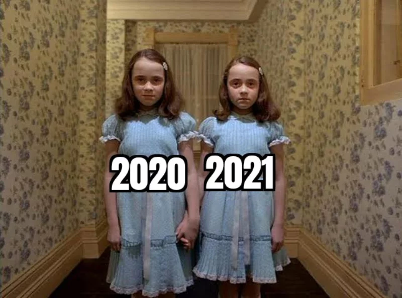 Mem z początku 2021 roku