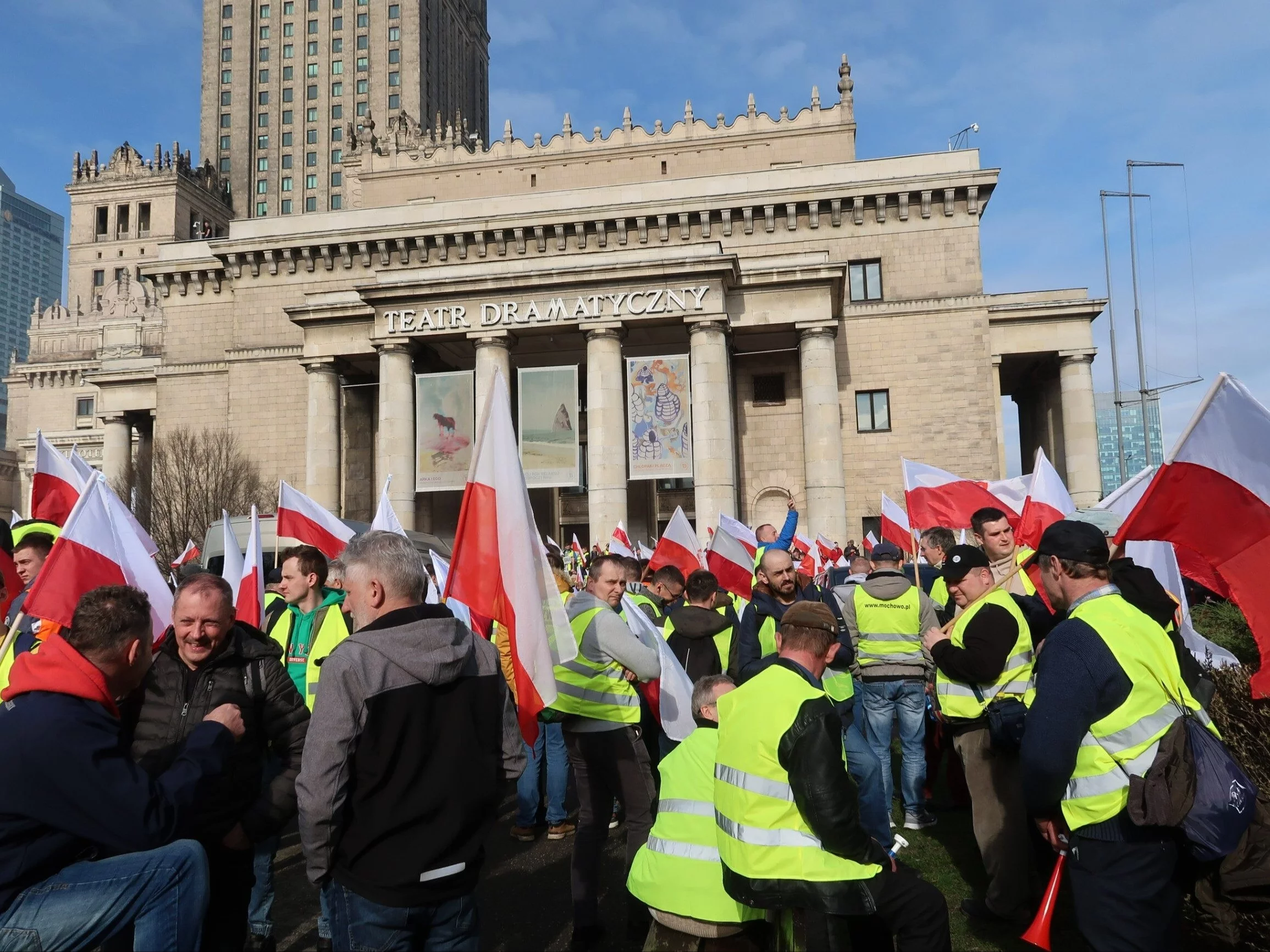 Protest rolników w Warszawie