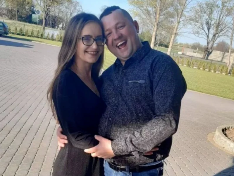 Wioleta Tyczkowska z programu „Rolnik szuka żony” i jej mąż Marek Tyczkowski