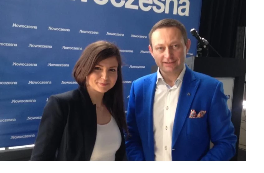 Monika Rosa i Paweł Rabiej