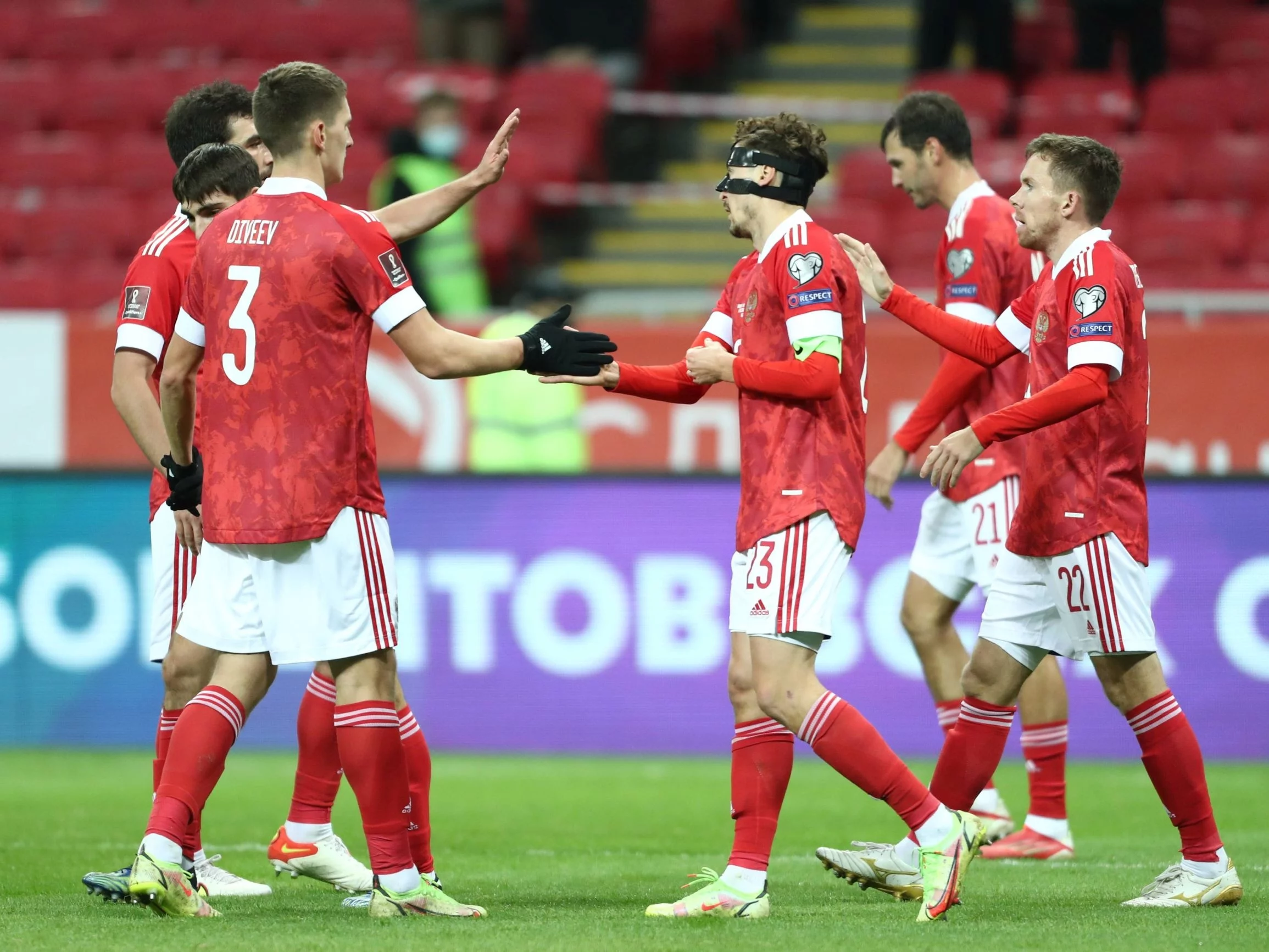 Piłkarze reprezentacji Rosji