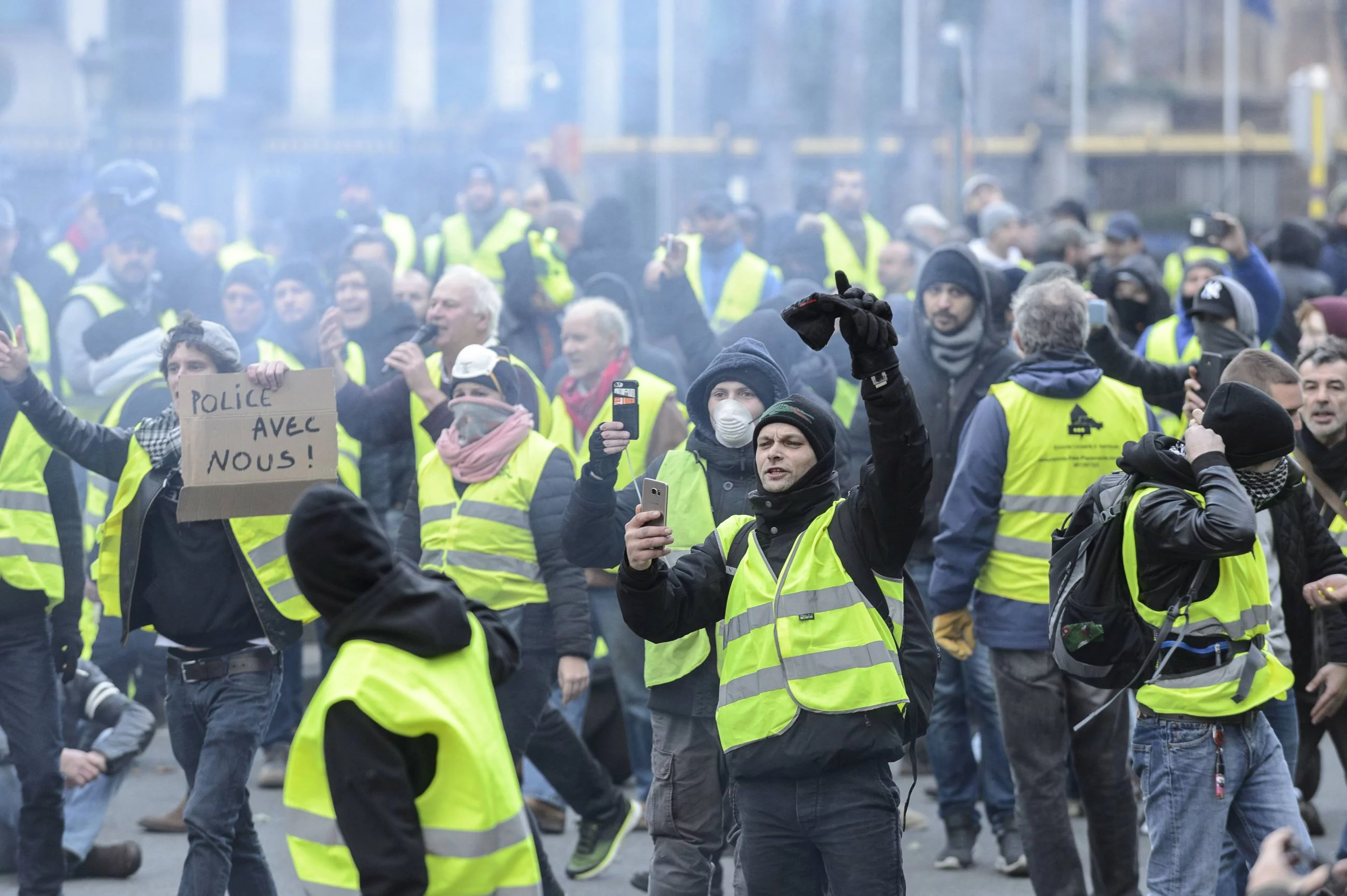 Protest "żółtych kamizelek"