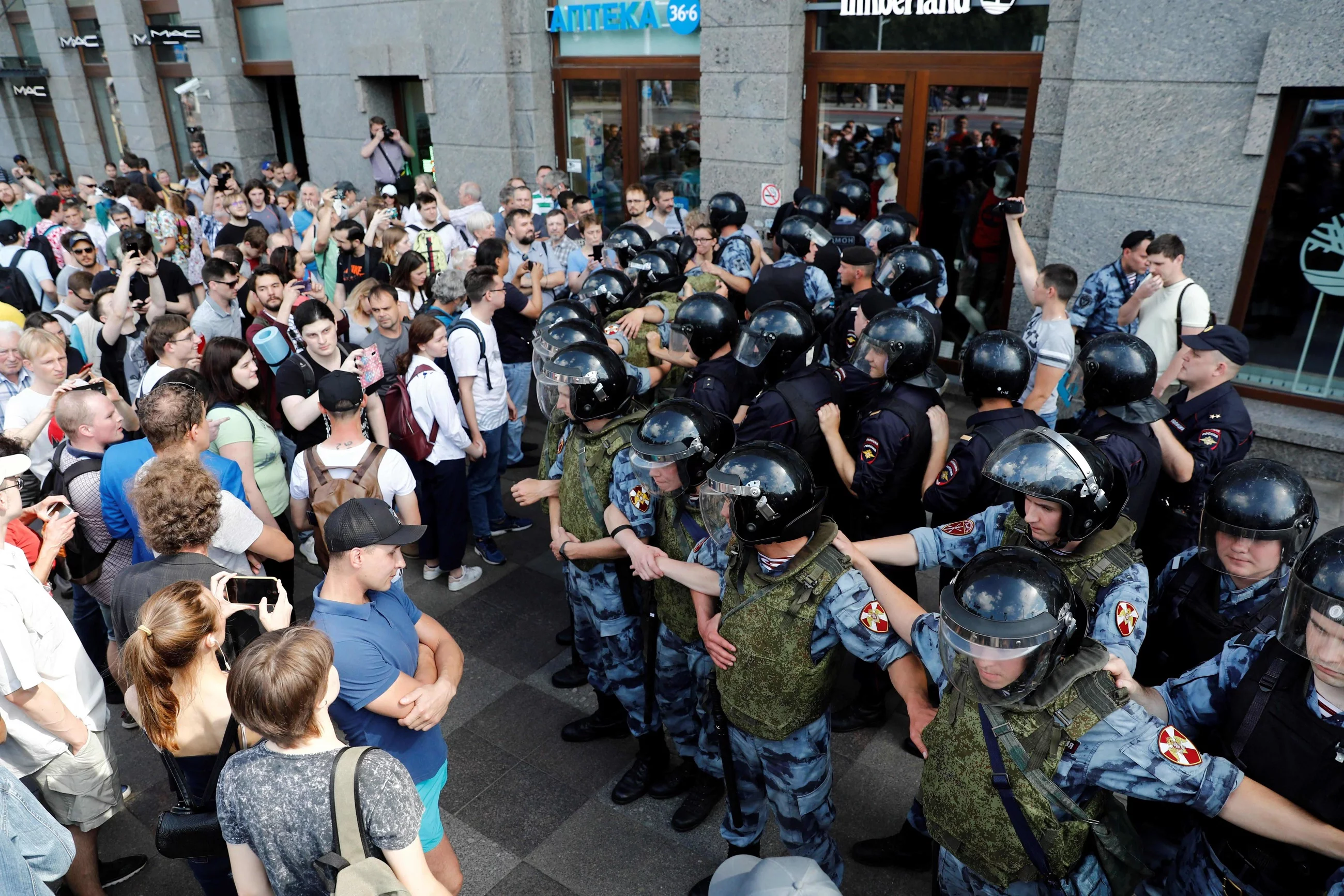 Demonstracja w Moskwie