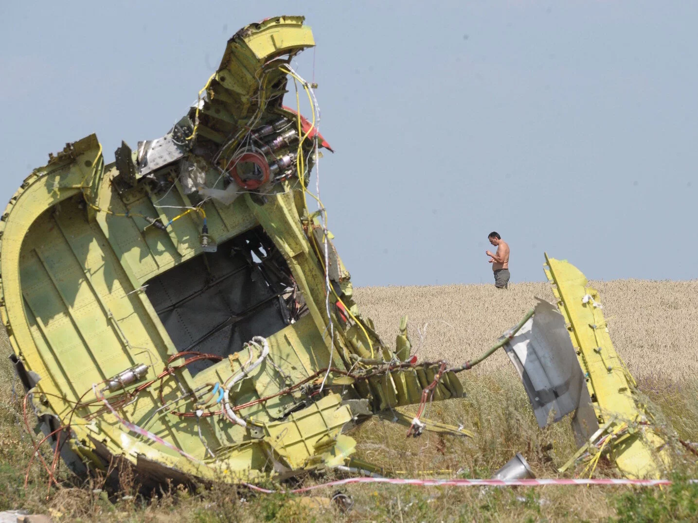 Fragment samolotu Malaysia Airlines