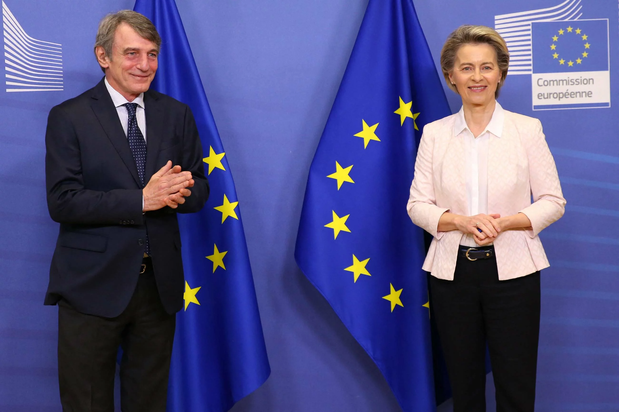 Davide Sassoli i Ursula von der Leyen