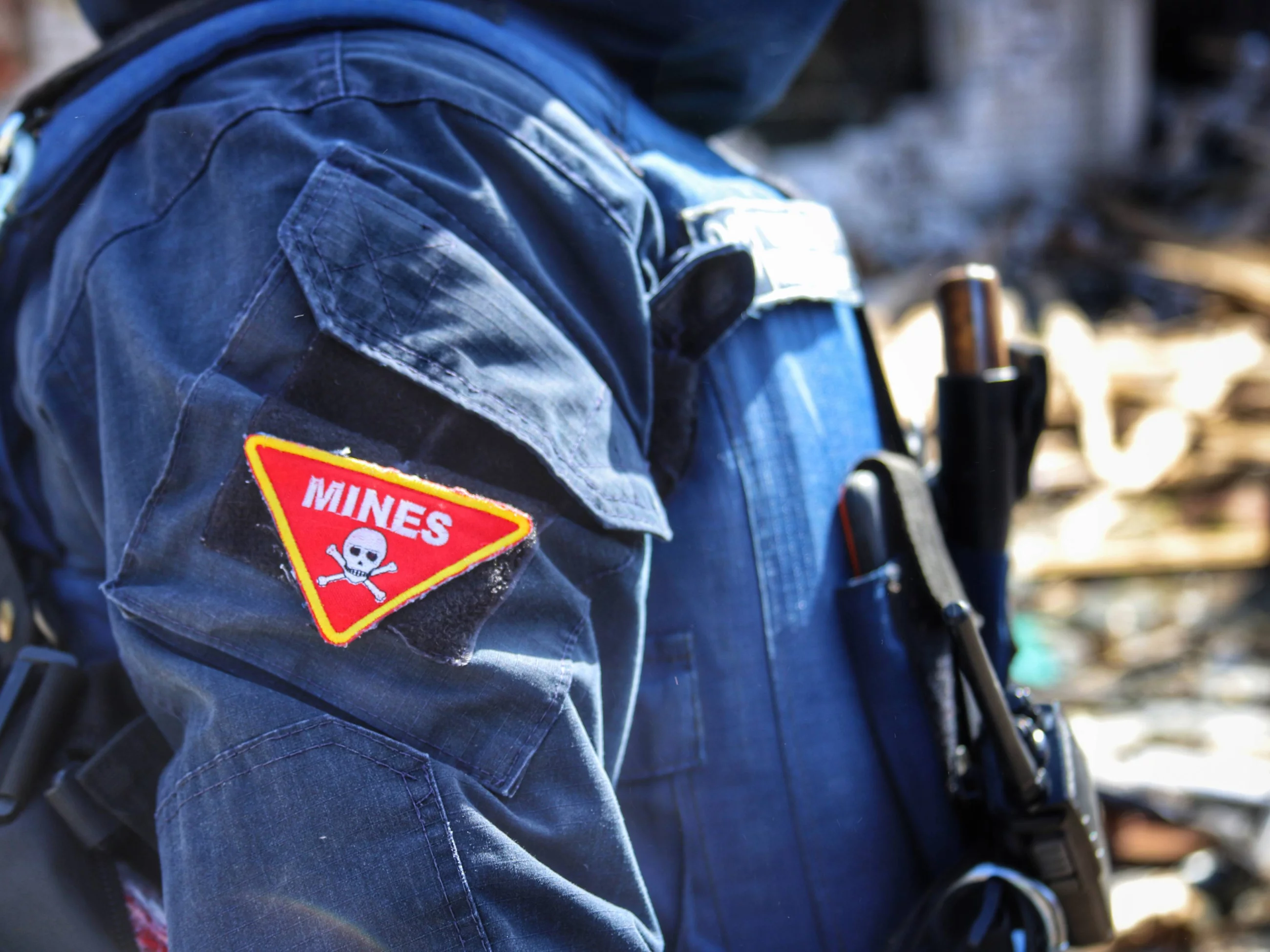 Usuwanie min w Nowoseliwce, zdjęcie ilustracyjne