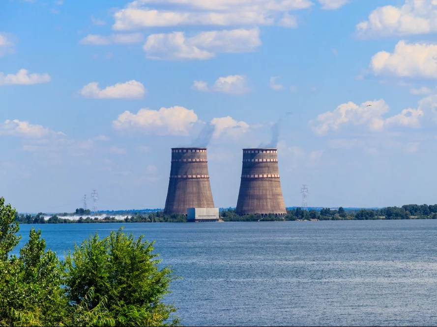 Zaporoska Elektrownia Atomowa. Zdjęcie poglądowe